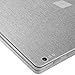 Skinomi Brushed Aluminum Full Body Skin Compatible with Microsoft Surface Book 2 (13.5 inch)(for i5 Processor Version)(Full Coverage) TechSkin with Anti-Bubble Clear Film Screen Protector