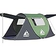 Hewolf 2/4 Person Pop Up Camping Tent,Instant Easy Setup,Waterproof,Automatic Family Tent for Camping,Hiking & Traveling