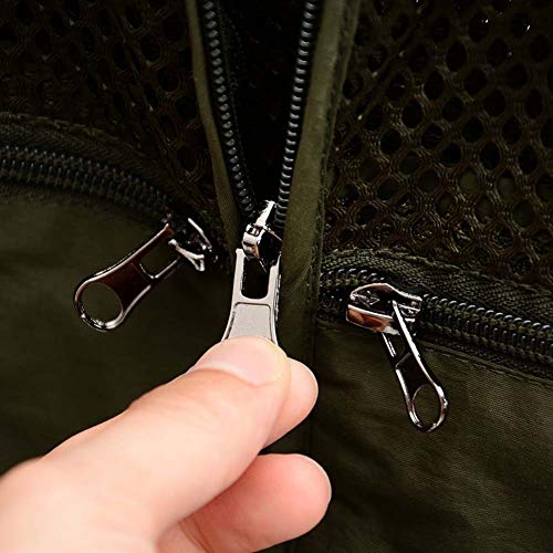 DAFAFISHING Herren Outdoor Weste Anglerweste mit Vielen Taschen praktischen Reißverschluss Netz Breathable Camping Jagd… – Bild 6