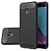 Vinve Carbon Fiber TPU Case for Samsung Galaxy J7 2018/ J7 V 2nd Gen/ J7 Aero/ J7 Star/ J7 Top/ J7 Crown/ J7 Aura/ J7 Refine/ J7 Eon (Black)