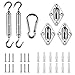 Artpuch Sun Shade Sail Hardware Kit 6 Inch for Triangle Sun Shade Sail Outdoor Installation 304 Stainless Steel