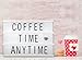 Cinema Light Box by Zen Life – NEW 2018! A4 light up sign with 180 Letters, Numbers & Emojis ‖ Light up box with extra-long 79