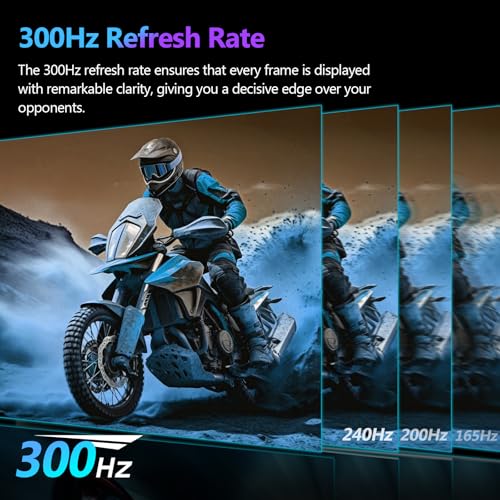 Z-Edge 27 Zoll Curved Gaming Monitor 300Hz (DP) 240Hz (HDMI) 1ms MPRT Full HD LED Monitor, 300cd/m² Helligkeit, 16:9 VA Panel, FreeSync, HDR10, HDMI 2.0 & DisplayPort 1.4, VESA Kompatibel thumbnail 2