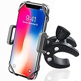 Bike Phone Mount Bicycle Holder, KSACLE 360 Degree Rotatable Cell Phone Mount, ATV Bicycle Handlebar & Motorcycle Holder Cradle for iPhone 8/7/7Plus/6s/6Plus/5S or any Smartphone GPS