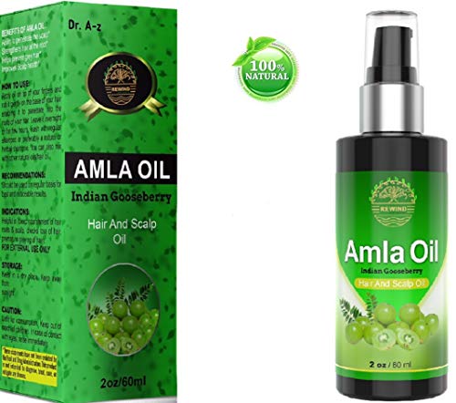 AMLA OIL for Hair - Pure 100% Natural - Stops Premature Greying - Stops Alopecia - Darkens Hair Naturally - Promotes Hair Growth - No chemicals, Synthetics - High concentrate extract Pump Spray