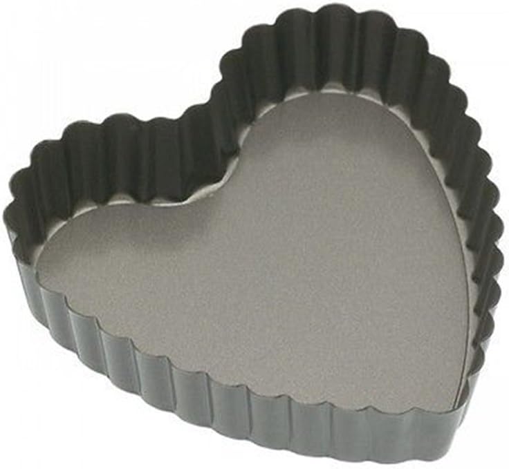 Mini Heart Tart Pan With Removable Bottom
