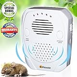 Pest Control, eHouse - Effective Electronic Plug-In Ultrasonic Pest Repellent for Mice, Rats and other pests! Best For Garages, Attics, Basements and Warehouse - Electromagnetic, Bionic Pest Repeller