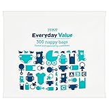 Disposable Diaper Sacks, Diaper Bags, 300 Count