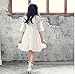 Bow Dream Lace Flower Girl's Dress White 8