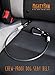 Mighty Paw Dog Seat Belt - Chew-Proof Metal Safety Restraint - Steel Braided Vehicle Tether - Rock Climbers Carabiner Included - Pet Car Leash Seat Belts - Dogs Car Safety Harness -Black, 60cm