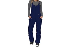 Hvyesh Snow Pants Womens Bib Overalls for Women Winter Ski Pants Trendy 2024 Snow Bib WaterproInsulated
