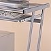 Coaster Home Furnishings Computer Desk with Keyboard Tray & casters, Silver