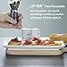 Lifver 10-inch Porcelain Serving Platter/Rectangular Plates, White, Set of 4