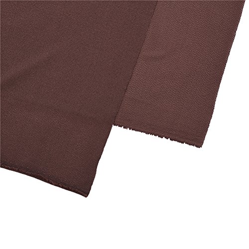Tosuny Speaker Cloth, 1.7mx0.5m Speaker Cloth Stereo Mesh Grill Fabric, Anti-dust Mesh Cover Applicable to Large Speakers, Stage Speakers, KTV Boxes etc, Brown, Black (Optional) (Brown)