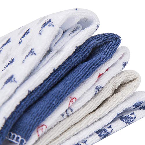 Viviland Baby Hooded Bath Towel and Washcloths | Great Gift for Infants and Newborn | Soft Touch and Strong Absorption | 6 Pack