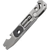 Titanium Pry Bar, Pocket Multi-tool,EDC Tool | EDC Multitool Titanium Companion for Men,Versatile Pry Tool, Bottle Opener, Wrench, ratchet screwdriver,Crowbar in One
