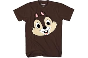 Animation Shops Chip 'N Dale Chipmunk Face Costume T-Shirt