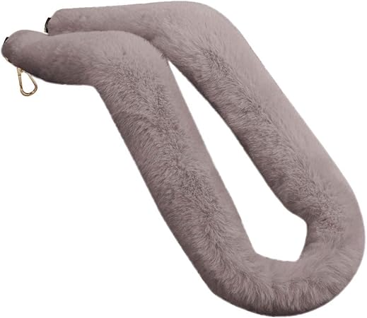 faux fur bag strap