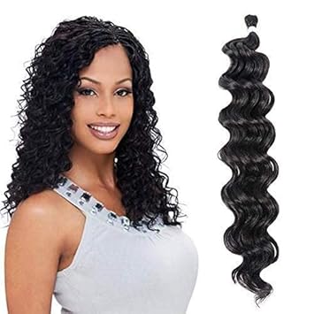 Amazon Com Una 18inch Ocean Wave Crochet Braids 18strands Piece