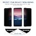 Ying Ze Galaxy S8 Plus Privacy Screen Protector 3D Curved Full Coverage Case Friendly Premium Tempered Glass Screen Protector For Samsung Galaxy S8 Plus Anti-Scratch 9H Bubble Free (Transparent)