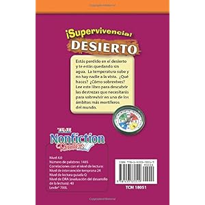 ¡Supervivencia! Desierto (Survival! Desert) (Spanish Version) (TIME FOR KIDS® Nonfiction Readers) (Spanish Edition)
