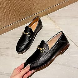 Vertundy Women's Loafers Flats Leather Pointed Toe