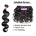 YAEONS Malaysian Hair 3 Bundles Body Wave 100% Unprocessed Virgin Human Hair Weave Natural Black #1B Color(18 20 22inch)