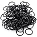 Jovivi Pack of 100 1.2-20mm Body Piercing Black Rubber Replacement O-Rings For Plugs Stretcher Tapers Gauges