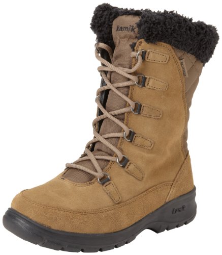 Kamik Women's Boston Snow Boot,Taupe,8 M US