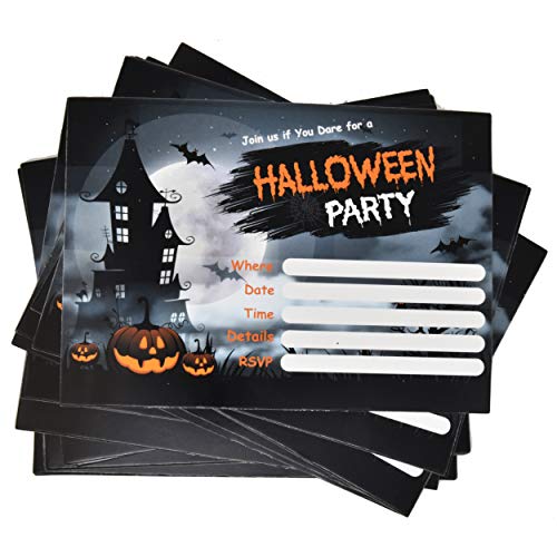 Costumes Party Invitations For Kids - 36 Halloween Party Invitations with Envelopes 5 x 7 Inches for Birthday