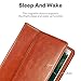 KAVAJ New iPad Case 2018/2017 Leather Cover Berlin for Apple iPad 6th & 5th Gen. Cognac-Brown Genuine Cowhide Leather with Built-in Stand Auto Wake/Sleep Function. Slim Fit Smart Folio Covers