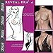 Braza Reveal Strapless Backless Adhesive Disposable Bra - 2 Packages (5 Pair each Pkg) One Size Beige