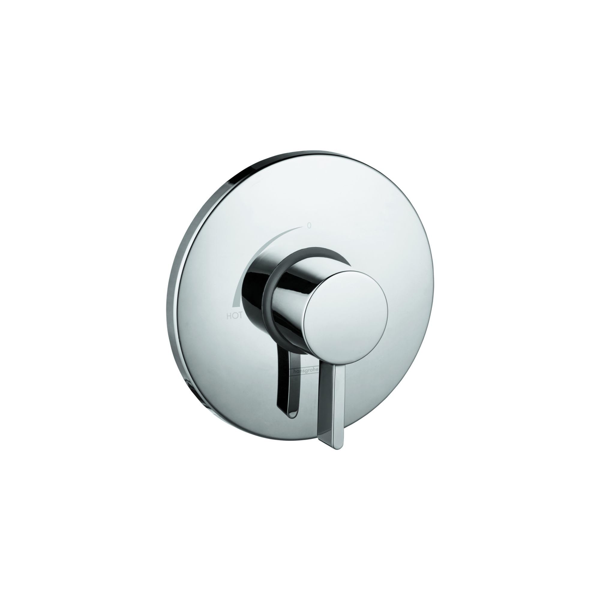 Photo 1 of hansgrohe Ecostat Modern Pressure Balance Shower Valve Trim in Chrome, 04233000
