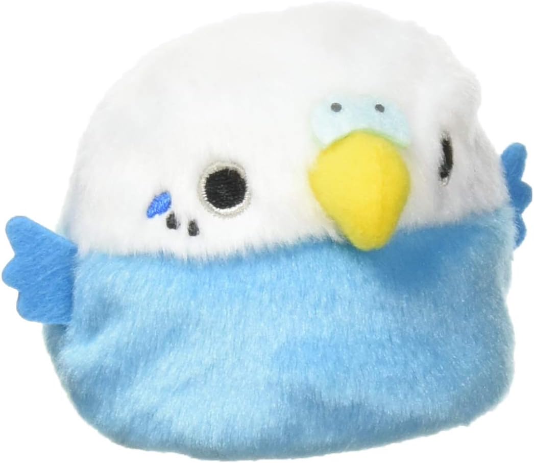 Amazon とりだんご セキセイインコ あお ぬいぐるみ 高さ7cm おもちゃ おもちゃ