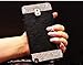 Galaxy Note 3 Case, Beauty Luxury Diamond Hybrid Glitter Bling Hard Shiny Sparkling with Crystal Rhinestone Metal Aluminum Back Cover Case for Samsung Galaxy Note 3 N9000 (Black, Galaxy Note 3)