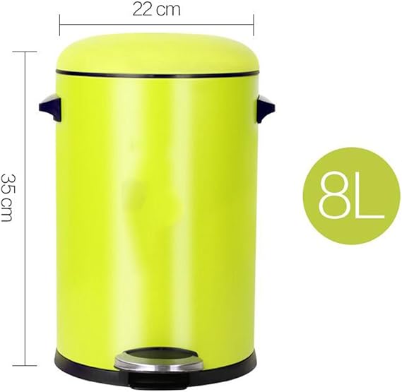 Abfalleimer Xuan - Worth Having Grüner Pedal Mülleimer Doppelte Schicht