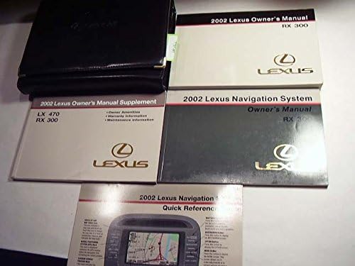 2002 Lexus RX300 Owners Manual Guide Paperback – 2002