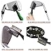 BettGolf Golf Club Brush and Groove Cleaner Brush Brushes in 7 for Golf Shoes/Golf Club/Golf/Golf Groove, 2 Ft Retractable Zip-line Aluminum Carabiner (Green)
