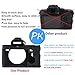 STSEETOP Camera Case for Sony A7III A7RIII ILCE-7RIII A73 A7R3 - Protective Silicone DSLR Skin Cover, Detachable Cage, Shockproof, Dustproof (Black)