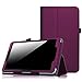 Fintie NuVision 8 Inch Tablet Case - Premium PU Leather Folio Cover with Stylus Holder for 2016 NuVision TM800W560L / 2017 NuVision TM800W610L / TM800P610L 8-Inch Windows Tablet, Purple