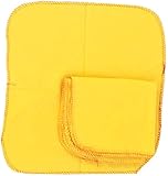 (6 Pack Yellow Dust Cloths | 12"x12" (30.5 x 30.5 cm) Each | Reusable & Machine Washable | Scratch-Free Cleaning