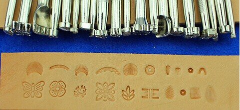 DOW 20pcs Craft Tool Leathercraft diy kit DIY Leather Working Saddle Making Tools for Leather Craft Working - Thumbnail 4