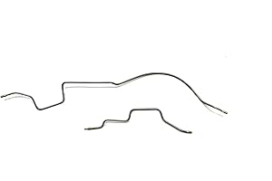 Rear Axle Brake Lines - Fits 87-95 Jeep Wrangler w/Non ABS - Stainless - The Stop Shop