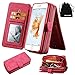 iPhone 6s Plus Case,iPhone 6 Plus Cases,iPhone 7 Plus Case,iPhone 8 Plus Case,for iPhone 6sPlus 7Plus 8Plus Men/Women/Girls' Wallet Leather Detachable Magnetic Case Purse Clutch Flip Card Holder Cover