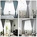 Remunkia Magnetic Curtain Holdbacks Drapery Tiebacks: 6Pack 16 Inch Tie Backs Holdback for Blackout Sheer Window Treatment, WineRed, Upgrade