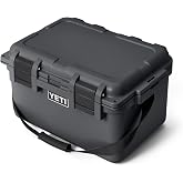 YETI LoadOut 30 GoBox Divided Waterproof Cargo Case, Dry Box, Camera Case, Fishing Tackle Box, Charcoal
