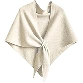 BIAOSU Shawl Wraps For Women,Womens Knitted Knotted Shawls Wool Cashmere Shoulder Top Sweater Shawl Scarf for Fall Winter