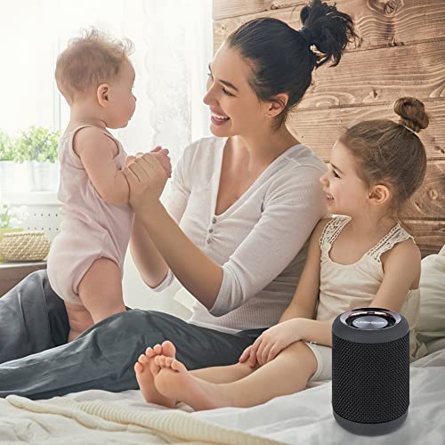 MAWODE Bluetooth Speakers, T10 Waterproof Speaker, 8 Hr Playtime Portable Speaker, Small, Lightweight, Mini, Wireless, Shower Speaker, Aux & TF Card Support (Black)