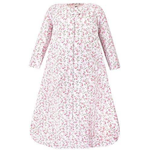 Hudson Baby Unisex Baby Long Sleeve Cotton Jersey Sleeping Bag, Pink Peony, 0-6…