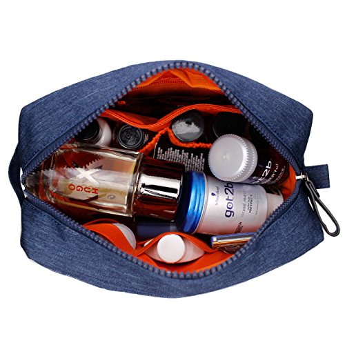 Toiletry Bag for Men and Women Travel Bag Mens Dopp Kit Womens Make-up Bag Cosmetic Water-resistant Organizer for Toiletries, Black 5 Toiletry Bag for Men and Women Travel Bag Mens Dopp Kit Womens Make-up Bag Cosmetic Water-resistant Organizer for Toiletries, Black